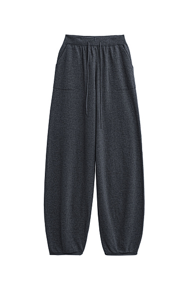 Banana trousers made of cashmere - BRUSNIKA Women Clothes
