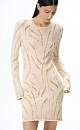 Fitted knit mini dress - BRUSNIKA. Women clothes