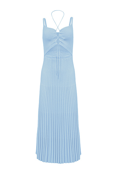 Sundress with pleated skirt - BRUSNIKA Women Clothes