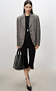 Single-breasted jacket made of 100% linen - BRUSNIKA. Women clothes