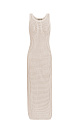 Knit cotton sundress with perforation - BRUSNIKA. Women clothes
