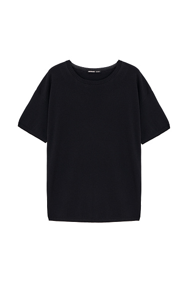 T-shirt with dropped shoulders - BRUSNIKA Women Clothes