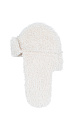 Faux fur hat with earflaps - BRUSNIKA. Women clothes