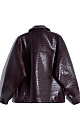 Jacket made of textured eco‑leather - BRUSNIKA. Women clothes