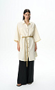 100% linen shirt dress - BRUSNIKA. Women clothes