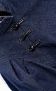 Asian‑style denim shirt - BRUSNIKA. Women clothes