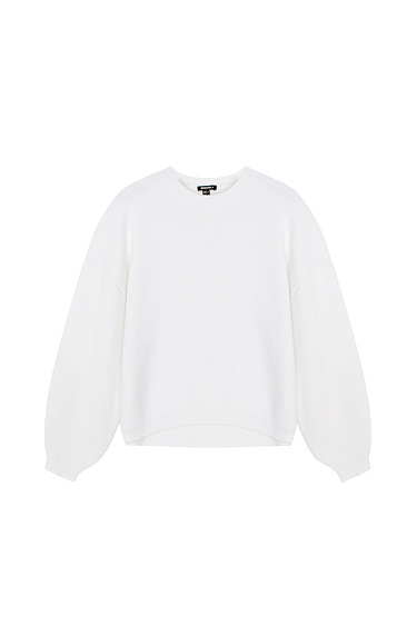 Oversized cotton jumper - BRUSNIKA Women Clothes