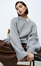 Voluminous alpaca wool jumper - BRUSNIKA. Women clothes
