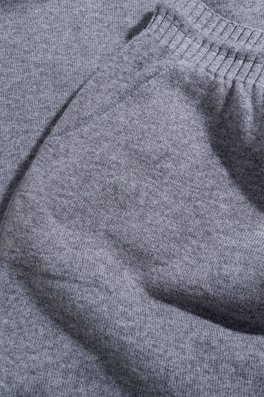 Cashmere and wool banana-fit trousers - BRUSNIKA Women Clothes