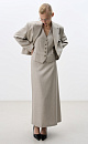 Wool maxi skirt - BRUSNIKA. Women clothes