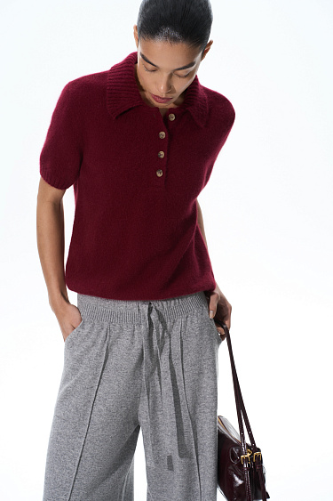 Fox Down Polo - BRUSNIKA Women Clothes