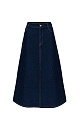 Denim midi skirt - BRUSNIKA. Women clothes