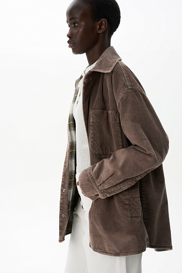 Corduroy jacket - BRUSNIKA Women Clothes