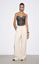 Satin trousers - BRUSNIKA. Women clothes
