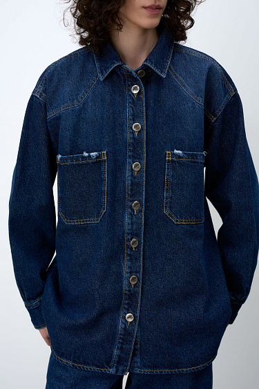 Denim shirt - BRUSNIKA Women Clothes