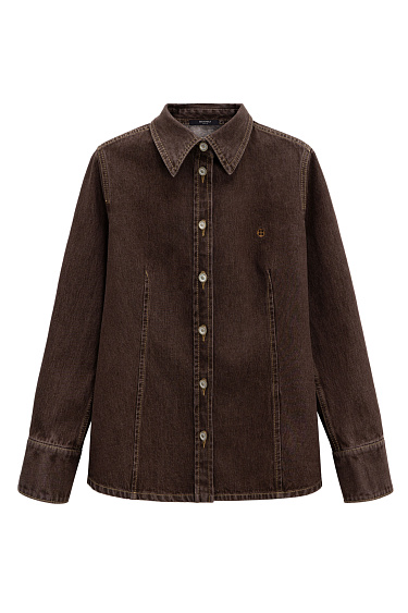100% cotton denim shirt - BRUSNIKA Women Clothes