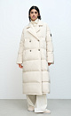 Long down puffer with a belt bag - BRUSNIKA. Women clothes