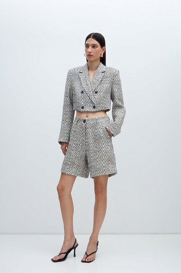 Classic linen shorts - BRUSNIKA Women Clothes