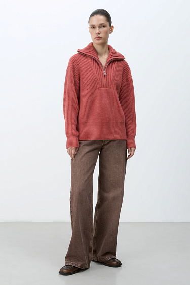 Alpaca wool knit jumper - BRUSNIKA Women Clothes