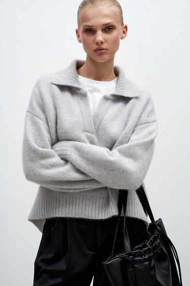 Fox down jumper - BRUSNIKA Women Clothes