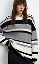 Striped knitted jumper - BRUSNIKA. Women clothes