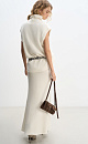 Fox Down Knitted Vest - BRUSNIKA. Women clothes