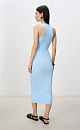 Viscose Midi Knitted Dress - BRUSNIKA. Women clothes