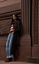 Jeans with knee tucks - BRUSNIKA. Women clothes