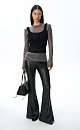 top with draping on the chest - BRUSNIKA. Women clothes