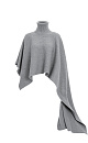 Cashmere and wool poncho-scarf - BRUSNIKA. Women clothes