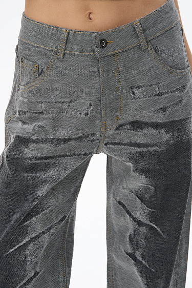 Straight jeans with a medium fit - BRUSNIKA Women Clothes