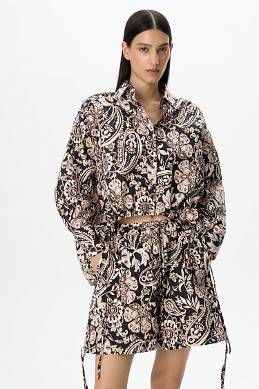 100% cotton shirt and shorts - BRUSNIKA Women Clothes