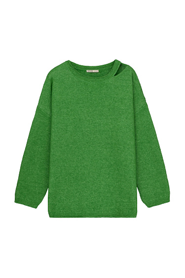 Jumper with cut-out shoulder - BRUSNIKA Women Clothes