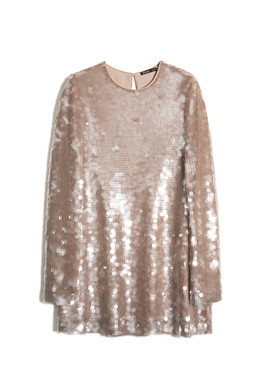 Mini dress with sequins - BRUSNIKA Women Clothes