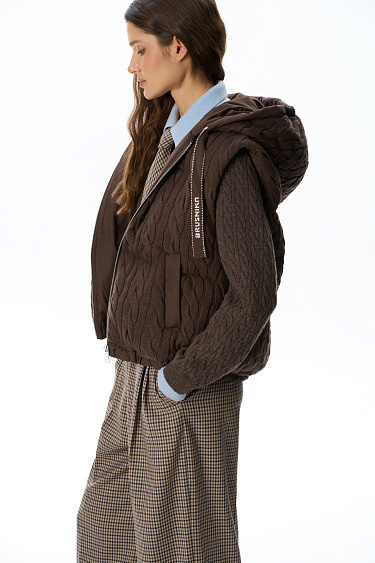Quilted down vest - BRUSNIKA Women Clothes