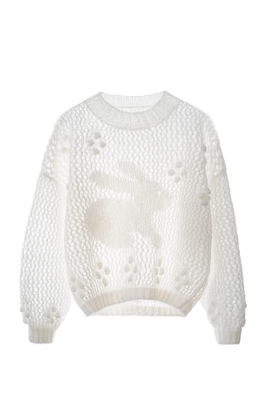 knitted jumper made of kidmohair - BRUSNIKA Women Clothes
