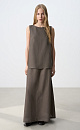 Linen maxi skirt - BRUSNIKA. Women clothes