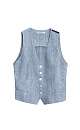 False pockets vest - BRUSNIKA. Women clothes