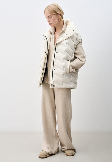 Voluminous down vest - BRUSNIKA Women Clothes