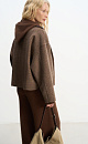 Plaid Stand Collar Jacke - BRUSNIKA. Women clothes