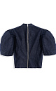 Asian‑style denim shirt - BRUSNIKA. Women clothes