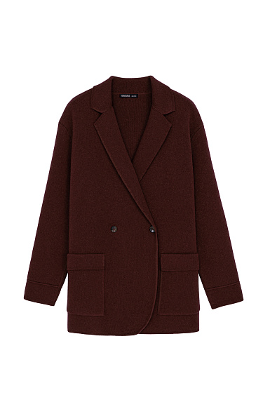 Cashmere-blend knit blazer - BRUSNIKA Women Clothes