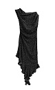 Polka dot dress made of 100% crepe viscose - BRUSNIKA. Women clothes