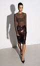 Midi skirt with sequins - BRUSNIKA. Women clothes