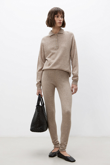 Cashmere and wool leggings - BRUSNIKA Women Clothes