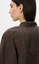 Ethnic-print linen shirt - BRUSNIKA. Women clothes