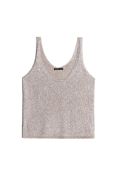 Cotton top with sequins - BRUSNIKA Women Clothes