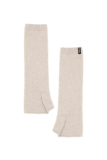 Knitted mittens made of cashmere and wool - BRUSNIKA Women Clothes