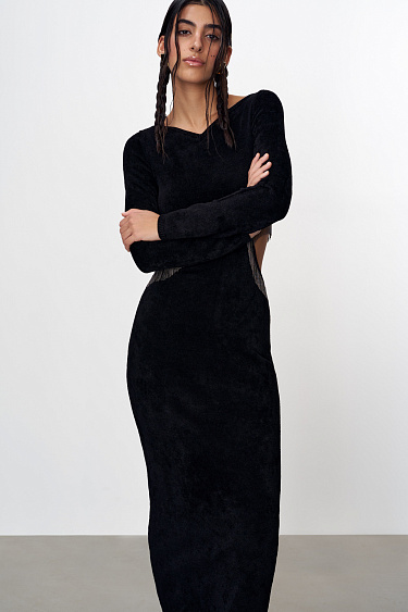 Dress with side cutouts - BRUSNIKA Women Clothes