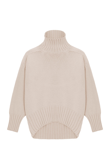 Oversized cotton jumper - BRUSNIKA Women Clothes